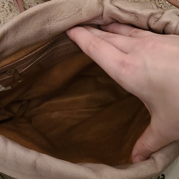 Vintage leather Earthbag Snap closure - Picture 7 of 8